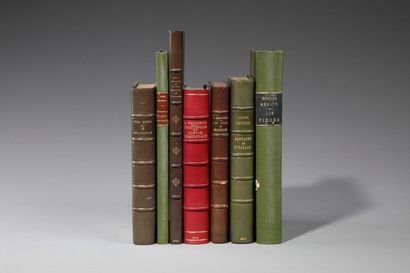POACHING AND TRAPPING]. 7 books in-8 and...