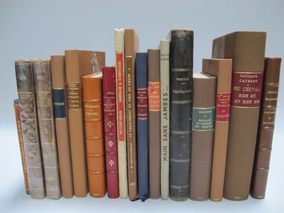 DRESSING]. 16 works in 17 volumes in-12 and...
