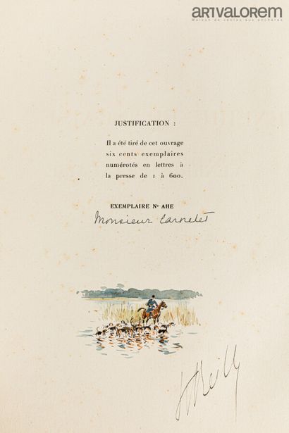 Baron Karl REILLE. Contemporary French Hunting....