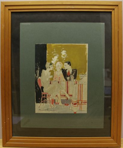 François D'ALBIGNAC (1903-1958)

L'apéritif,...