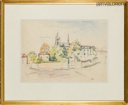 École moderne

Village à l'église

Aquarelle...