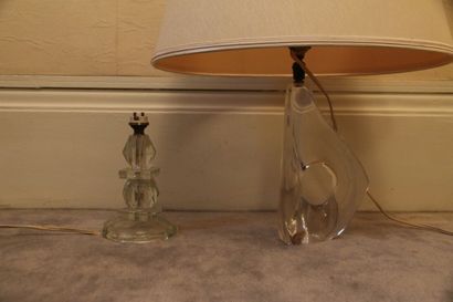 DAUM France

Un pied de lampe en cristal...