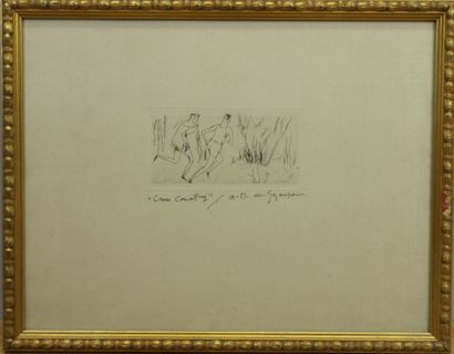 André DUNOYER DE SEGONZAC (1884-1874) 

Cross...