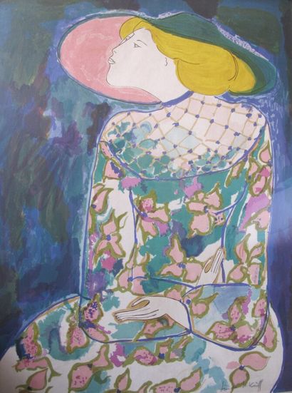 Linda LE KINFF (née en 1949)

Femme au chapeau...