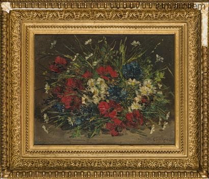 Ecole française XIXe siècle

Jeté de fleurs,...