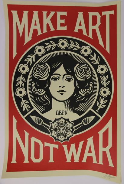 Shepard FAIREY (né en 1970)

Make art not...