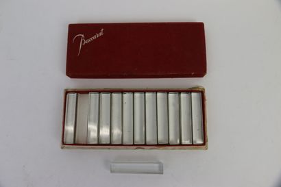 BACCARAT

Douze portes-couteaux en cristal...