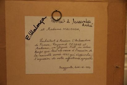 Eugène MALONGA (1930-2005)

Portrait de Massamba...