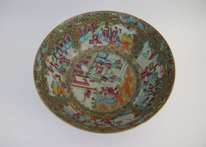 CHINE - Canton, XIXe siècle

Grande coupe...