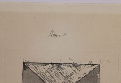 Éric LACHENS (1945-1989)

Lettre à P.

Eau-forte...