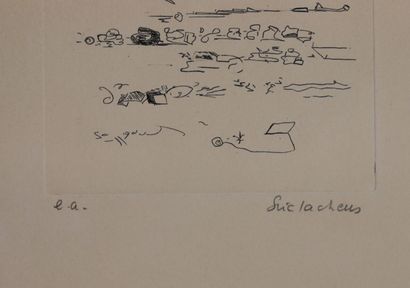 Éric LACHENS (1945-1989)

Lettre à P.

Eau-forte...