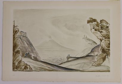 BALTHUS (1908-2001) 

Paysages au volcan...