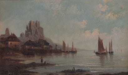 École française, XXe siècle

Paysage 

Huile...