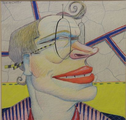 Igor ANDREEV (né en 1952)

Tête aux lunettes

Crayons...