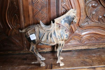 CHINE, XXe siècle

Cheval dans le goût Tang,...