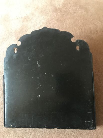 Porte lettres en carton boullit à décor de...