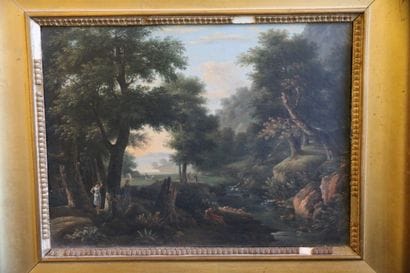 École française fin XVIIIe-début XIXe siècle

Paysage...