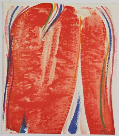 Olivier DEBRÉ (1920-1990) 

Le rideau rouge,...