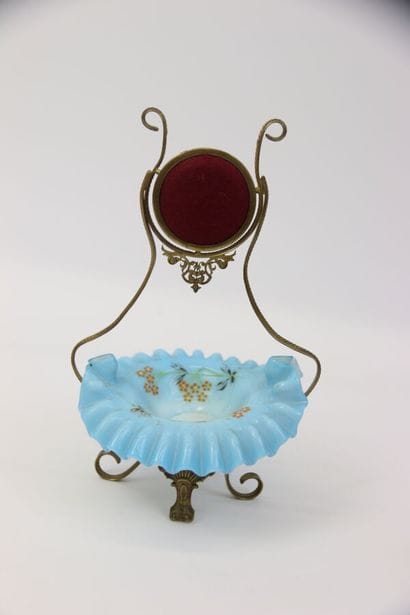Porte-montre vide-poche en laiton doré, feutrine...