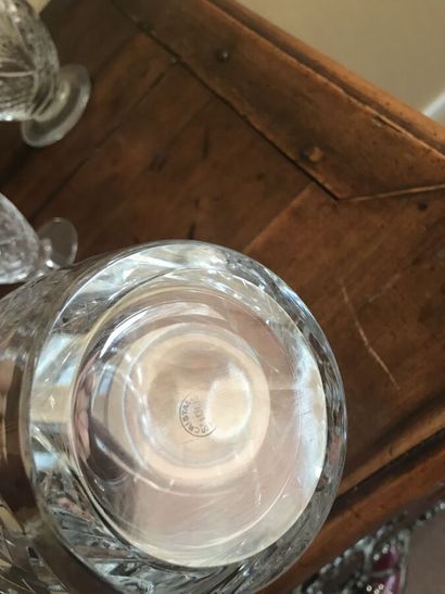 SAINT LOUIS important service de verres en...