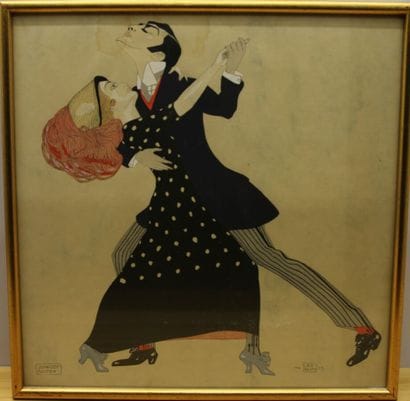 Léo RAUTH (1884-1913) 

Twostep - Danseurs,...