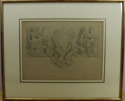 Achille DEVERIA (1800-1857) 

Scène de l'histoire...