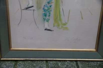 Jean COCTEAU (1889-1963)

Arlequin à la guitare

Lithographie...