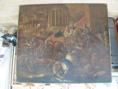 L'enlèvement des Sabines

Huile sur toile

91...