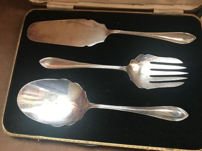 
Parties de ménagères en métal argenté modèle...