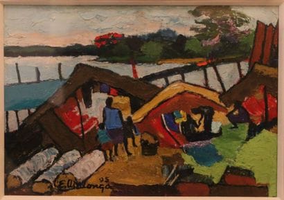 Eugène MALONGA (1930-2005)

Village de pêcheurs,...