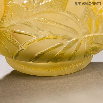 DAUM NANCY

Vase évasé sur talon en verre...