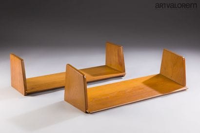 Marcel GASCOIN (1907-1986) 

Paire d'étagères...
