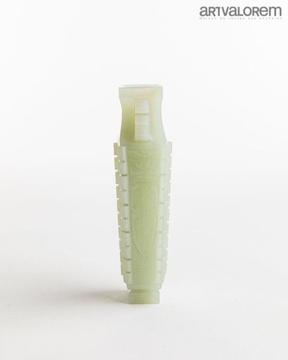 CHINE, dynastie Qing, circa 1800. 

Vase...