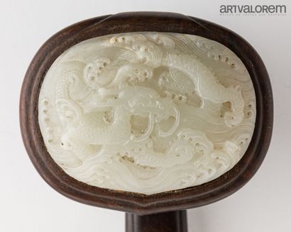 CHINE, dynastie Qing, XIXème siècle 

Sceptre...