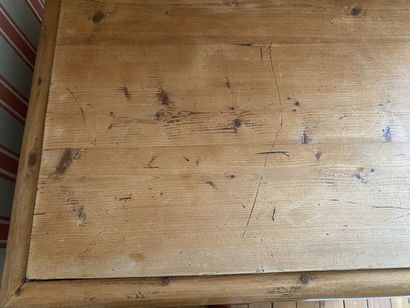 Pitchwood chest of drawers, opens with five...