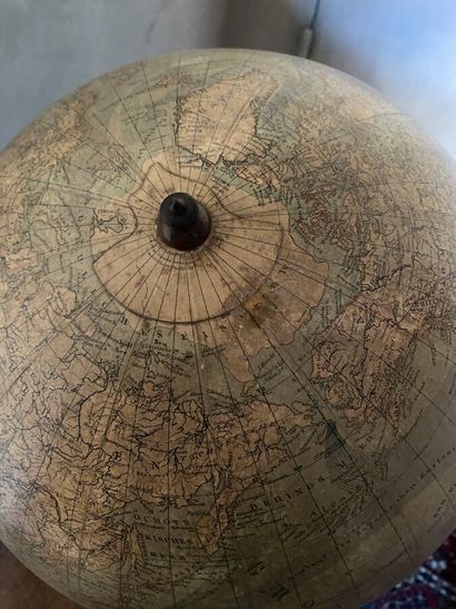 World map. Durchgesehen von HENRY LANGE....