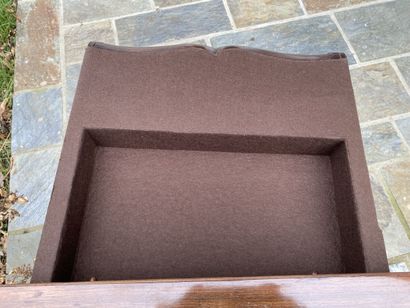 Mahogany and mahogany veneer game table,...