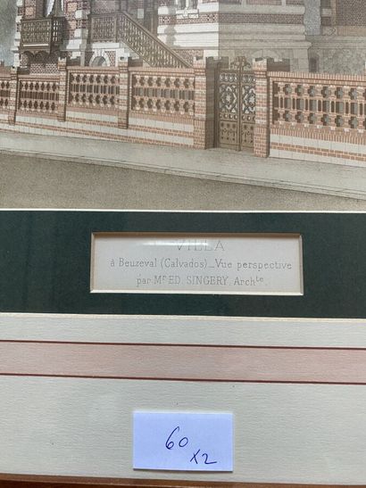 Two framed color plates 
