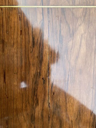 Mahogany and mahogany veneer game table,...