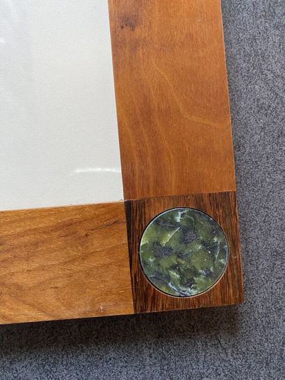 Two framed color plates 