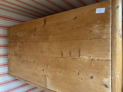 Pitchwood chest of drawers, opens with five...