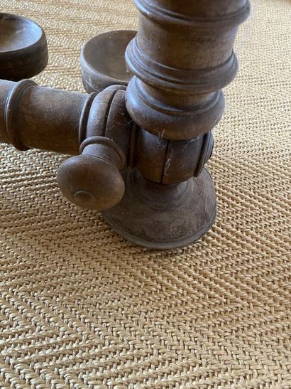 Bamboo style wood wall coat rack. 
215 x...