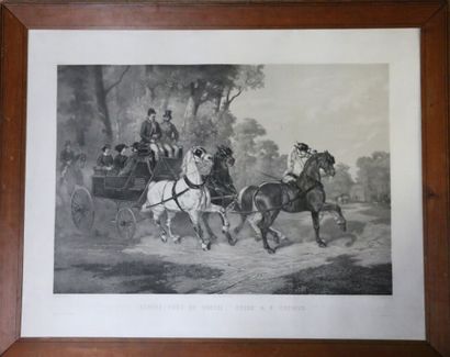 After DE BONNEMAISON (1809-1865), lithographed...