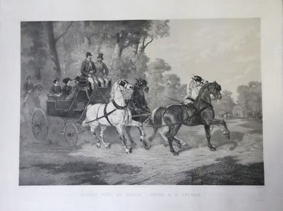 After DE BONNEMAISON (1809-1865), lithographed...