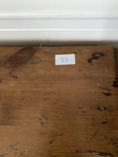 Pitchpin desk with seven drawers and a door...