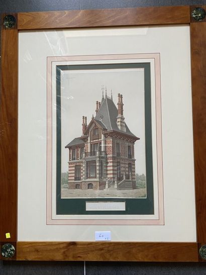 Two framed color plates 
