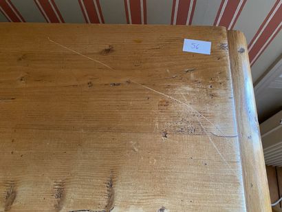 Pitchwood chest of drawers, opens with five...