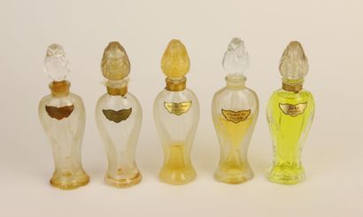Guerlain - (années 1960-1970)
Lot de cinq...