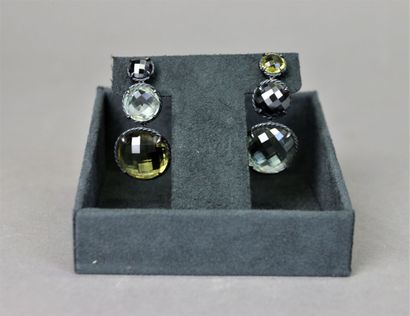 David YURMAN
Pair of 925°/°° silver 