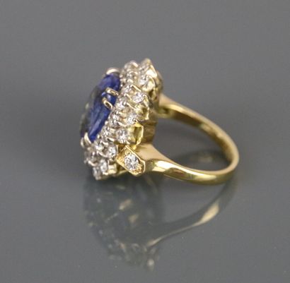 Yellow and white gold 750°/°° 